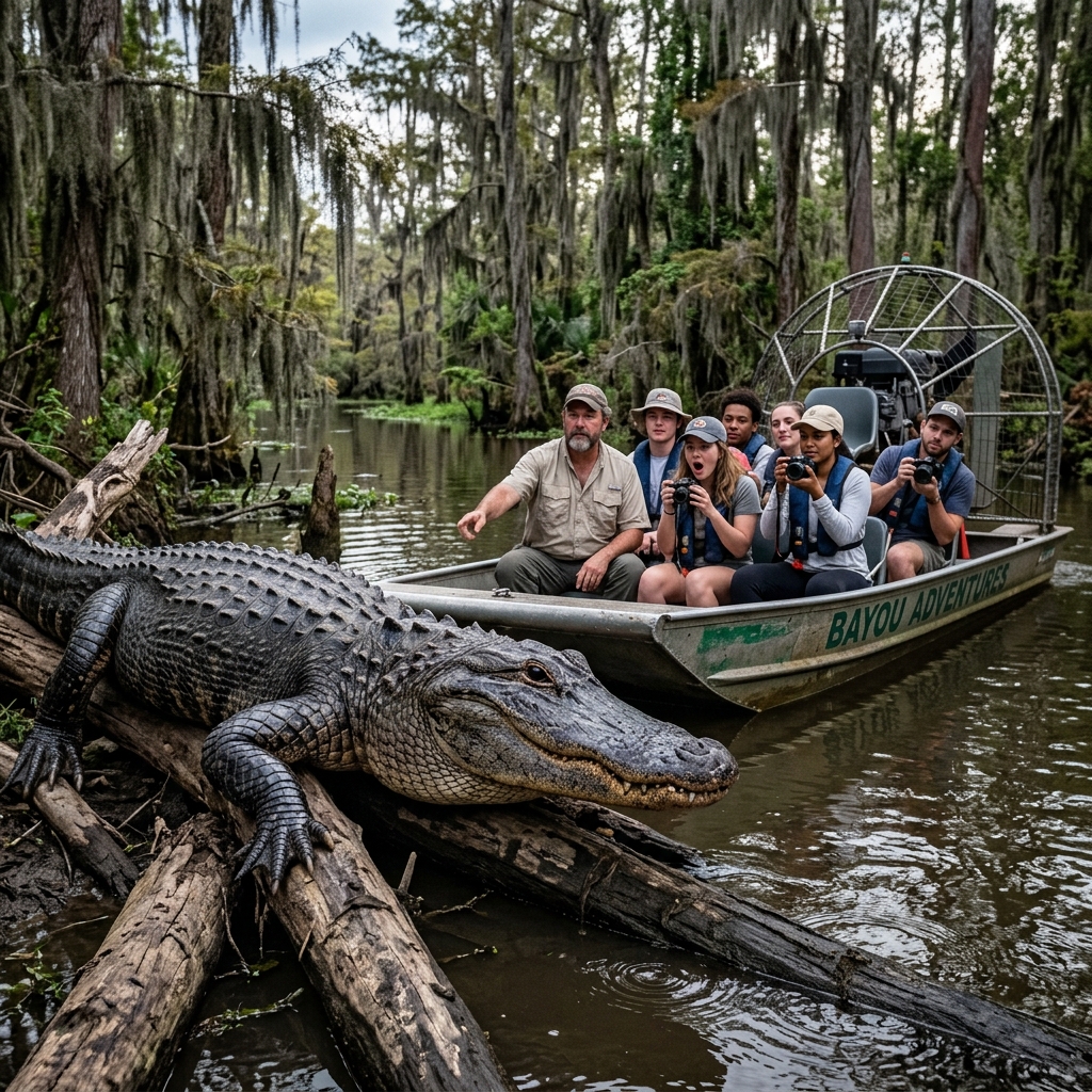 Small Airboat vs Large Airboat Swamp Excursion